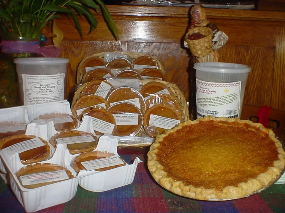 bean pie, a dish from United States