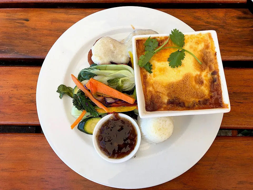 bobotie, a dish from South Africa