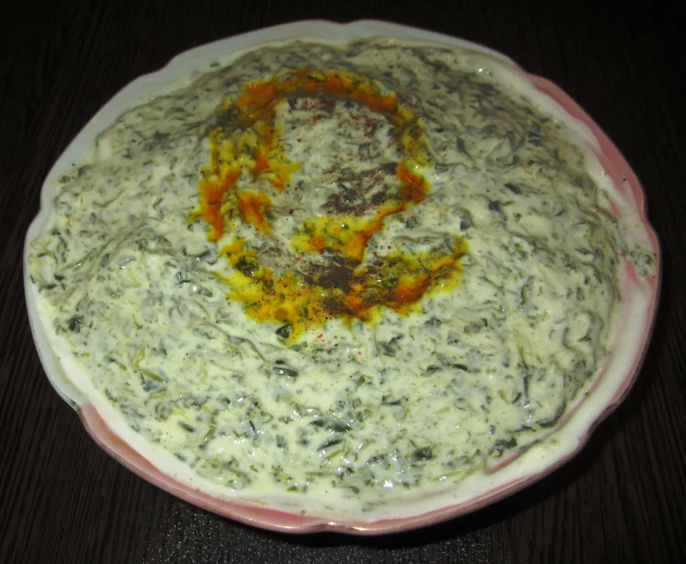 Borani, a dish from Iran
