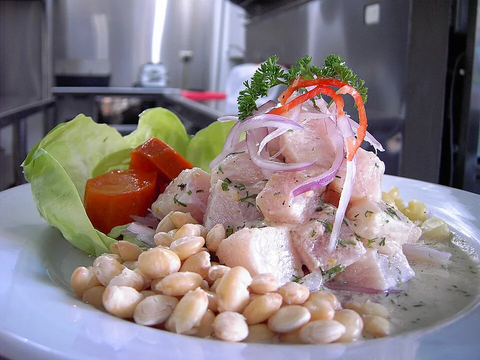 Ceviche, a dish from Peru