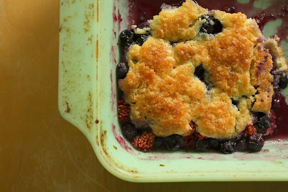 cobbler, a dish from United States