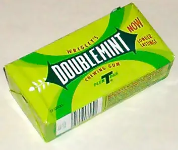 Doublemint, a dish from United States