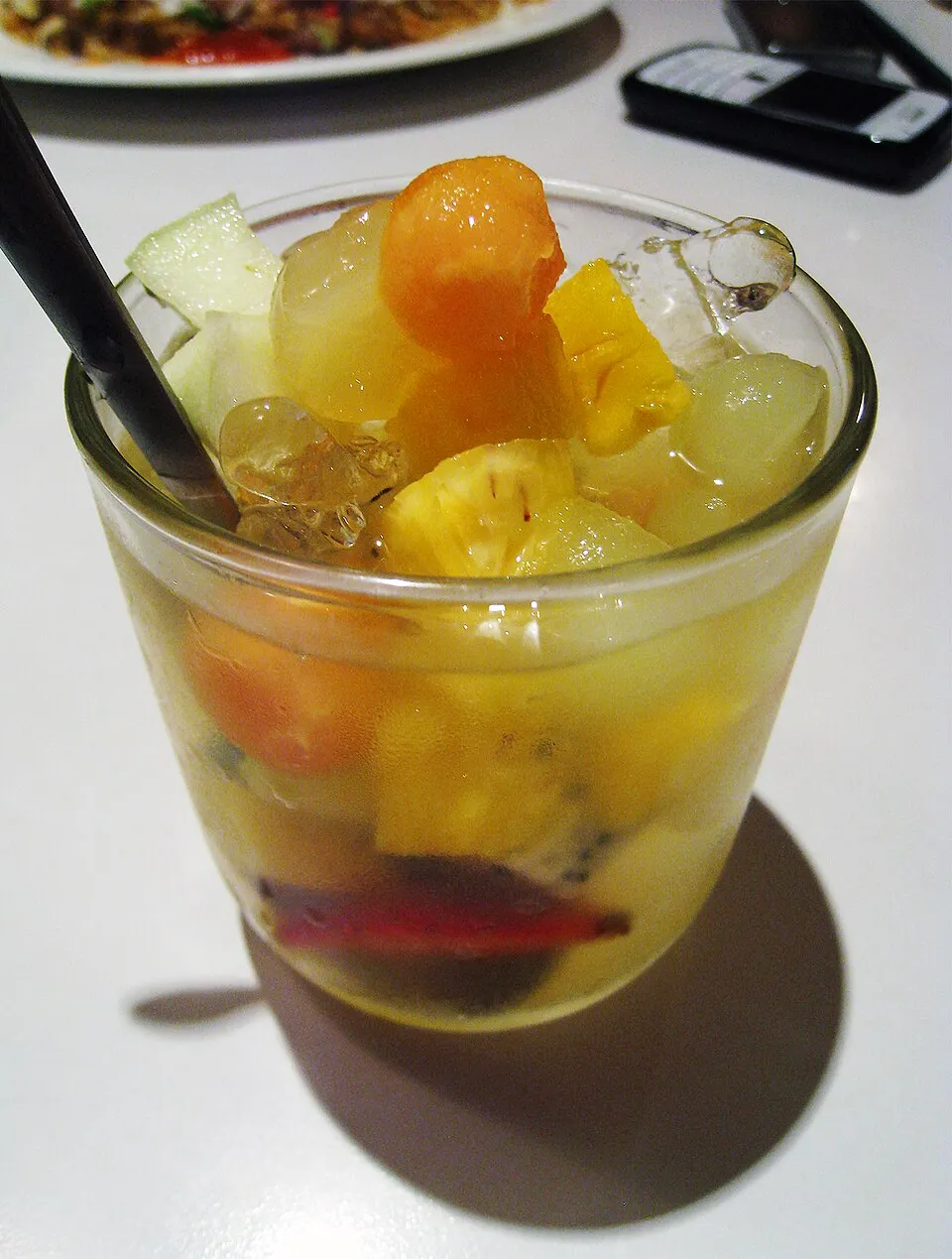 es buah, a dish from Indonesia