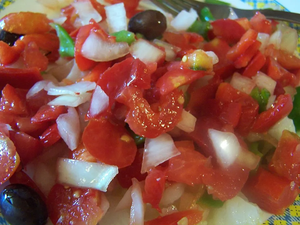 Esqueixada, a dish from Spain