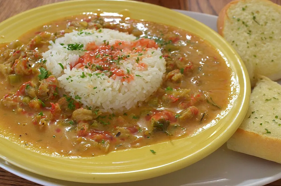 étouffée, a dish from United States