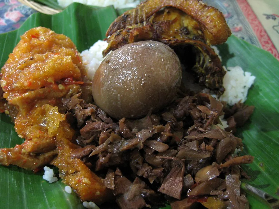gudeg, a dish from Indonesia