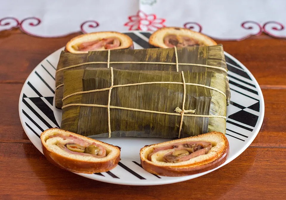 hallaca, a dish from Venezuela