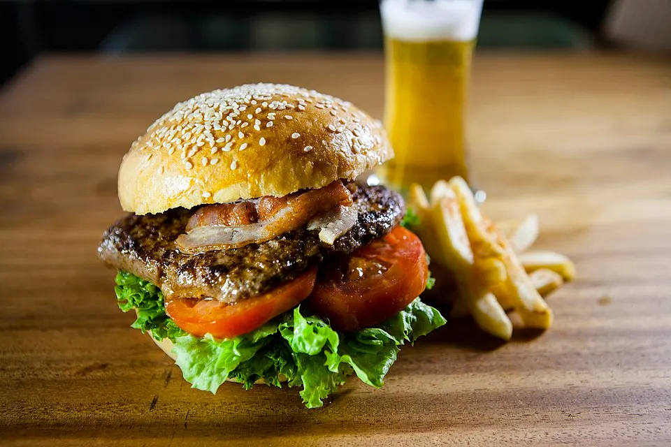 hamburger, a dish from Germany