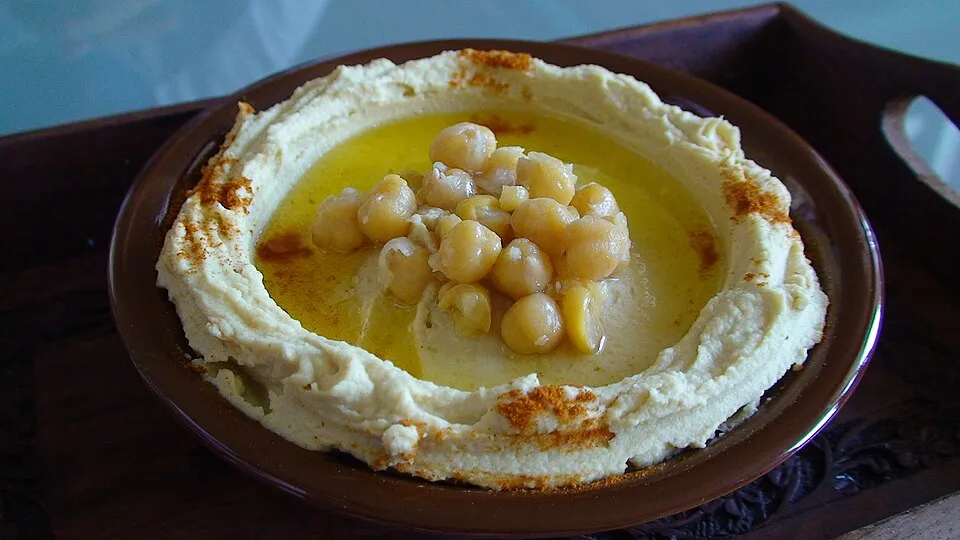 Hummus, a dish from Lebanon