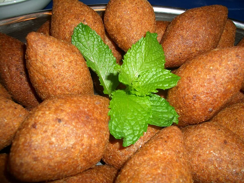 kibbeh, a dish from Iraq