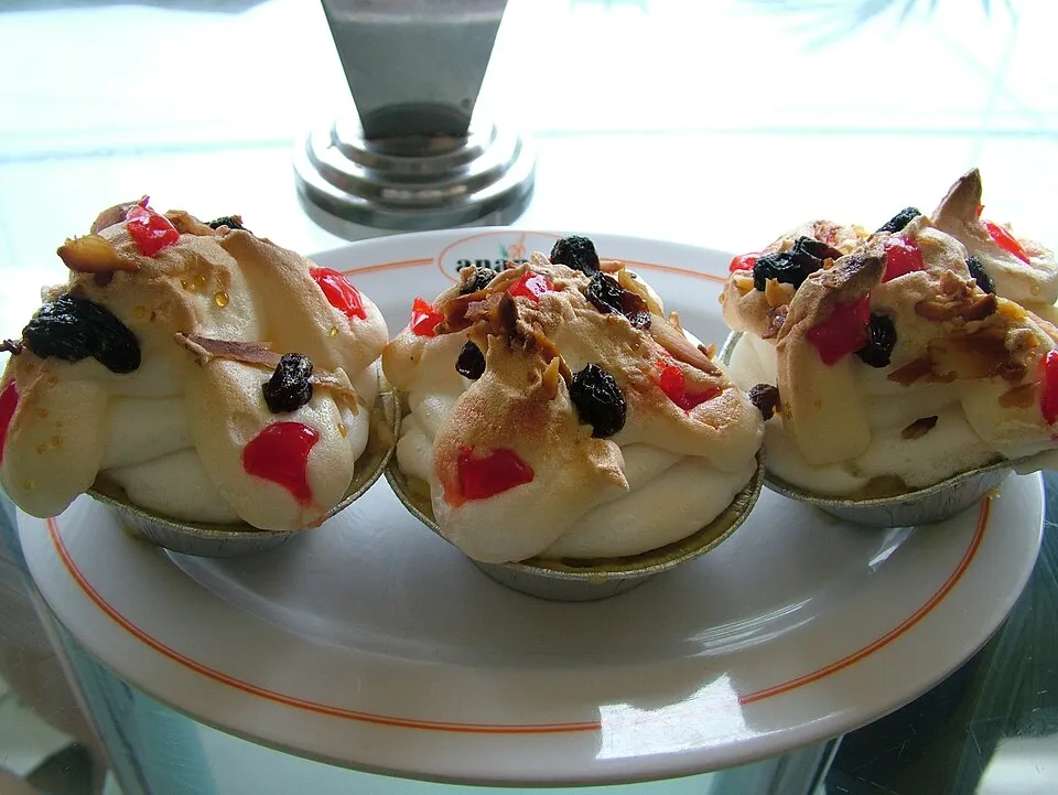 klappertaart, a dish from Indonesia