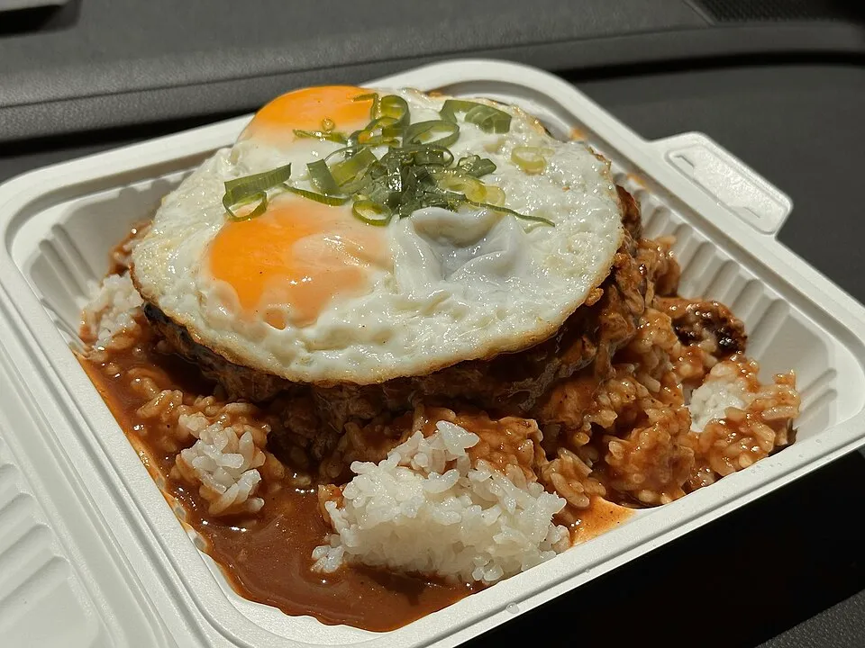 Loco moco, a dish from United States