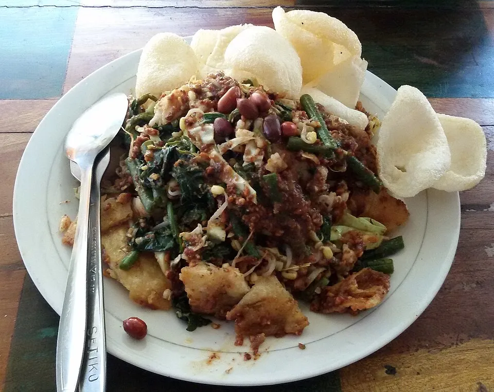Lotek, a dish from Indonesia