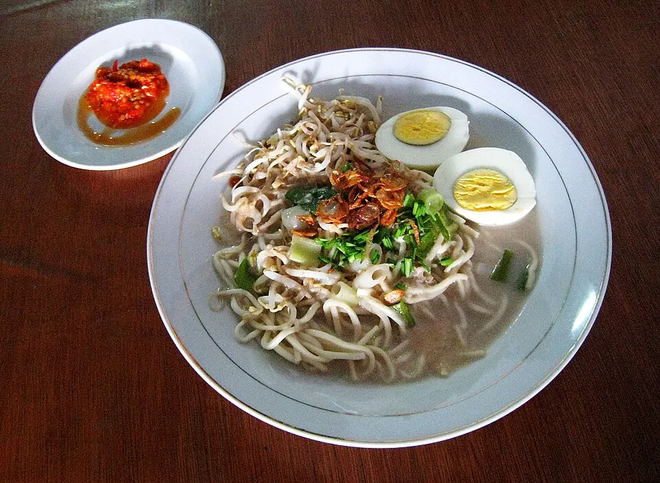 Mie celor, a dish from Indonesia
