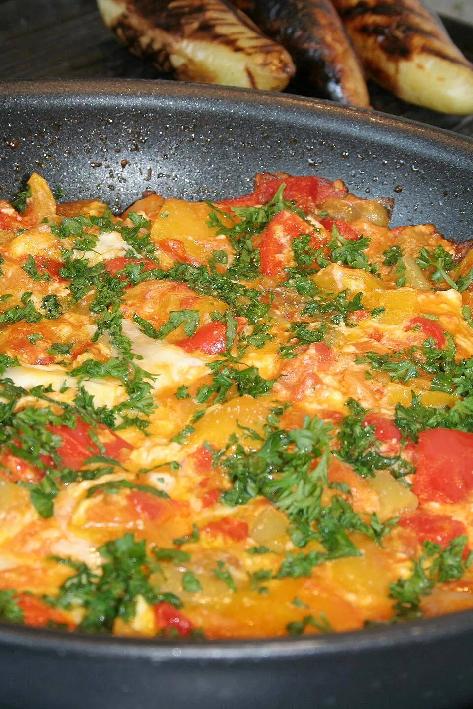 mish-mash, a dish from Bulgaria