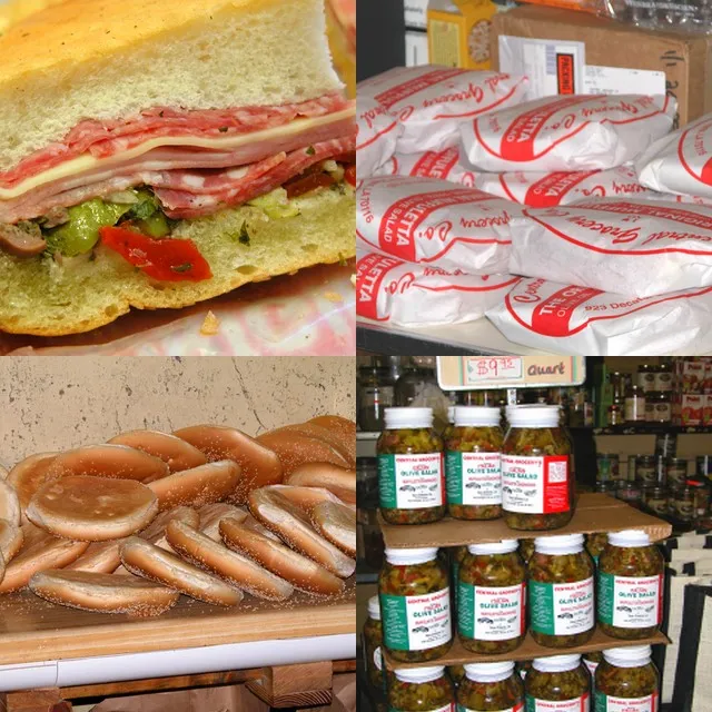 muffuletta, a dish from United States
