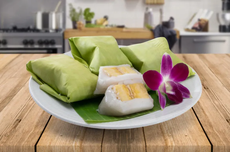 nagasari, a dish from Indonesia