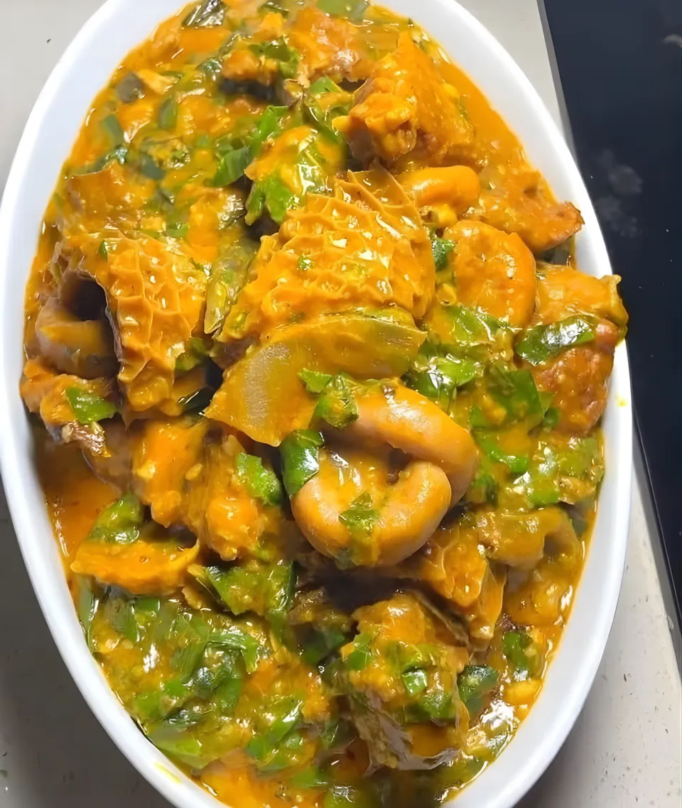 Ofe Oha, a dish from Nigeria