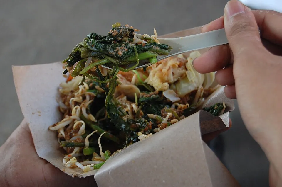 pecel, a dish from Indonesia
