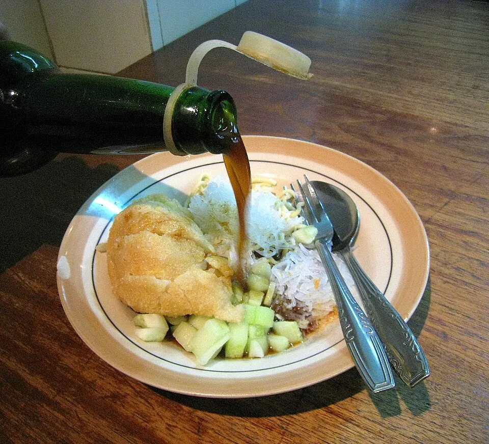 Pempek, a dish from Indonesia