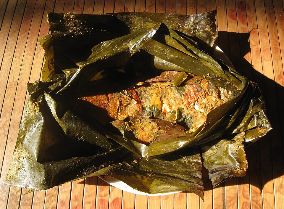 pepes, a dish from Indonesia