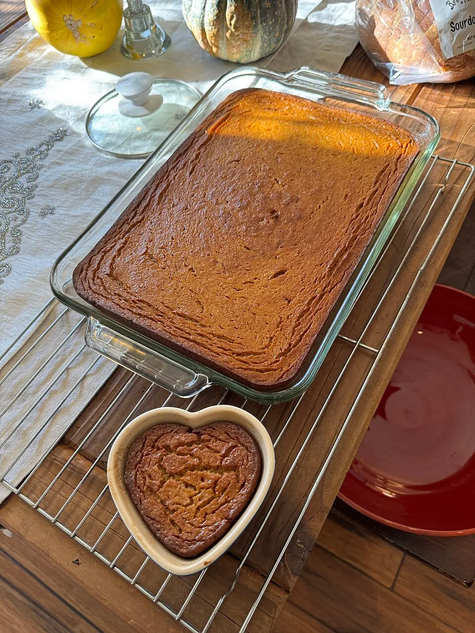 Persimmon pudding, a dish from United States