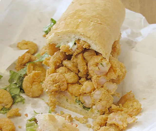 po' boy, a dish from United States
