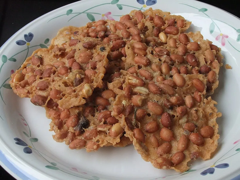 rempeyek, a dish from Indonesia