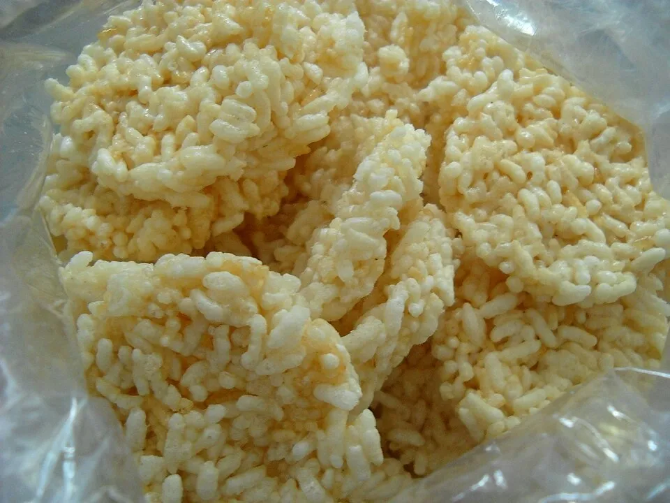 rengginang, a dish from Indonesia
