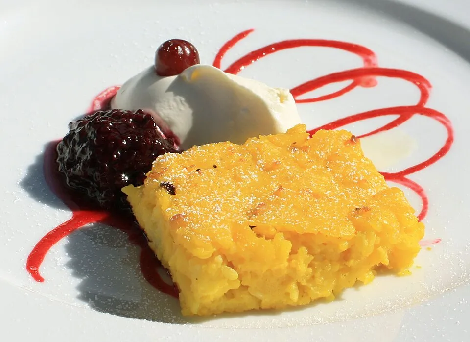 saffron pancake, a dish from Sweden