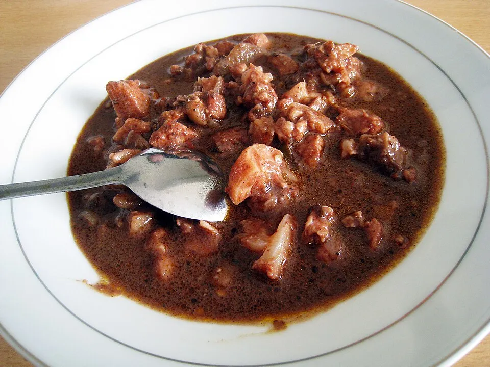Sangsang, a dish from Indonesia