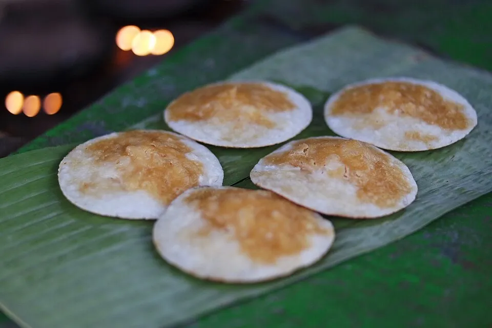 Serabi, a dish from Indonesia