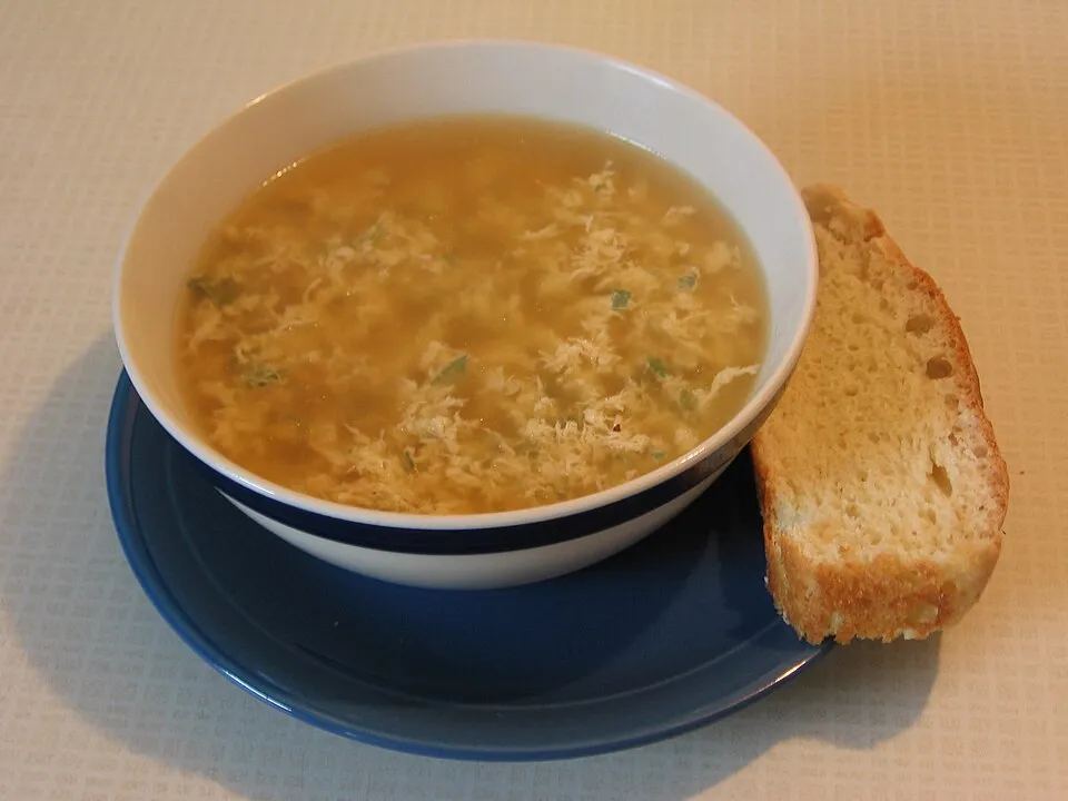 stracciatella, a dish from Italy