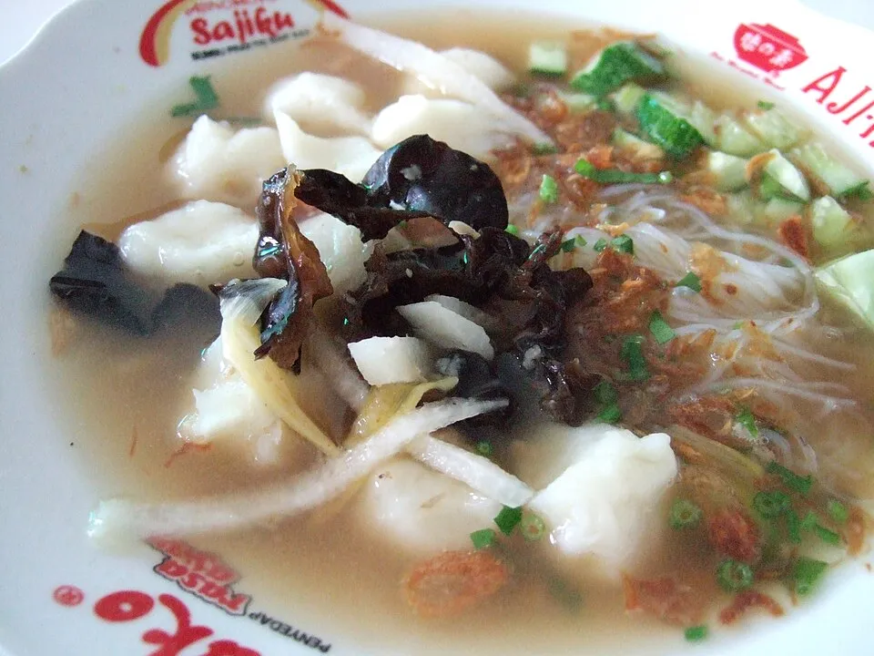 Tekwan, a dish from Indonesia