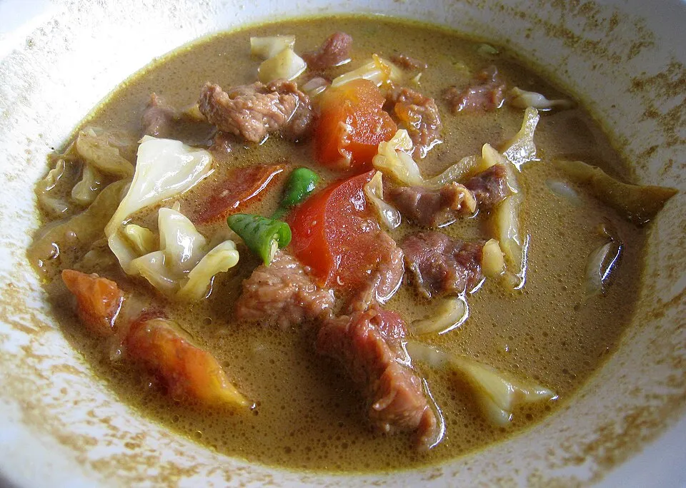 tongseng, a dish from Indonesia