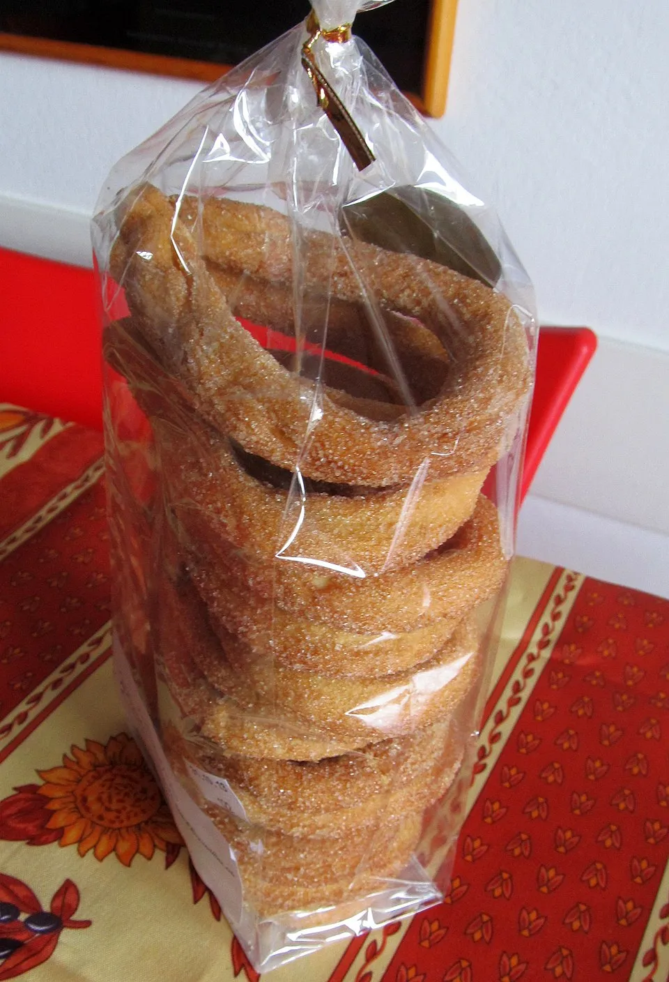 Torcetti, a dish from Italy