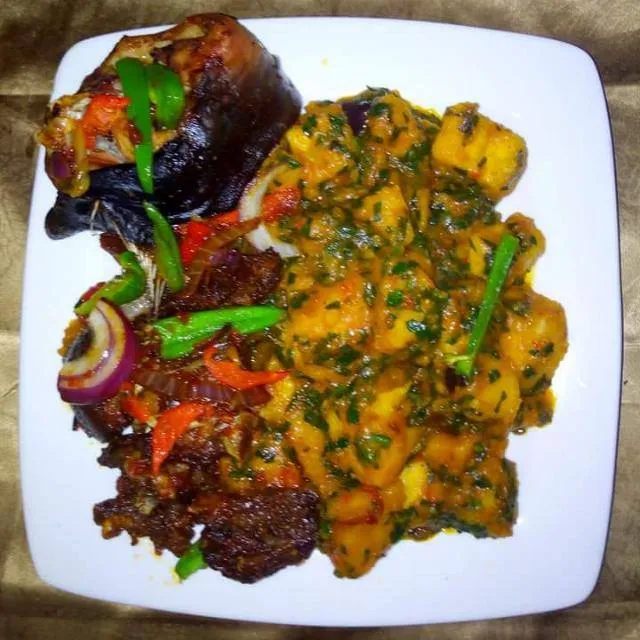Yam porridge