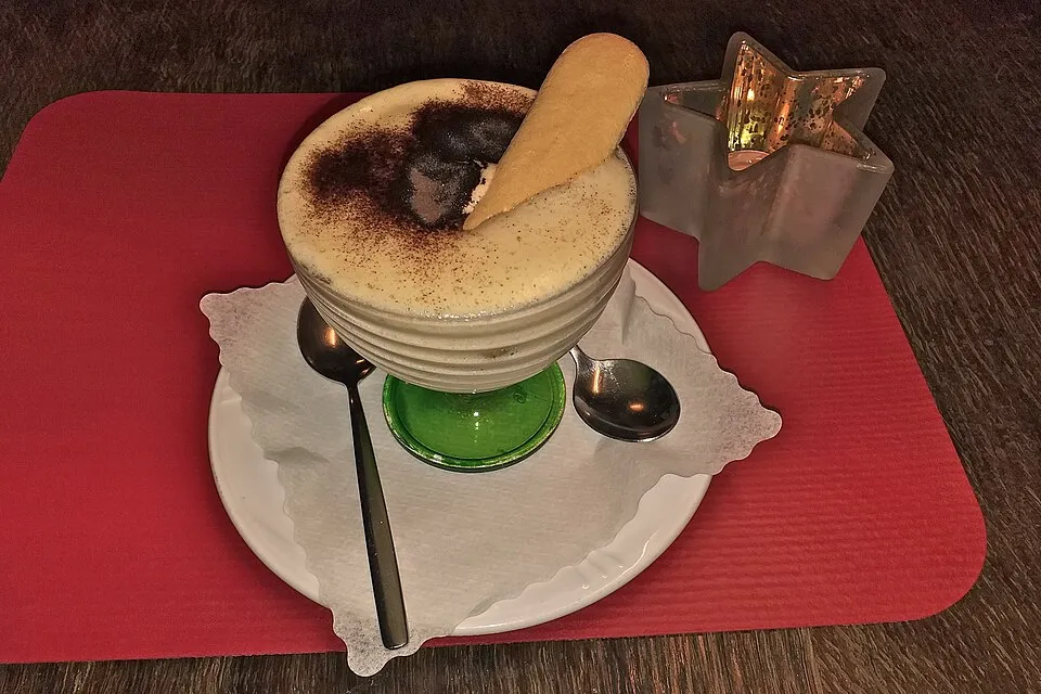 zabaione, a dish from Italy